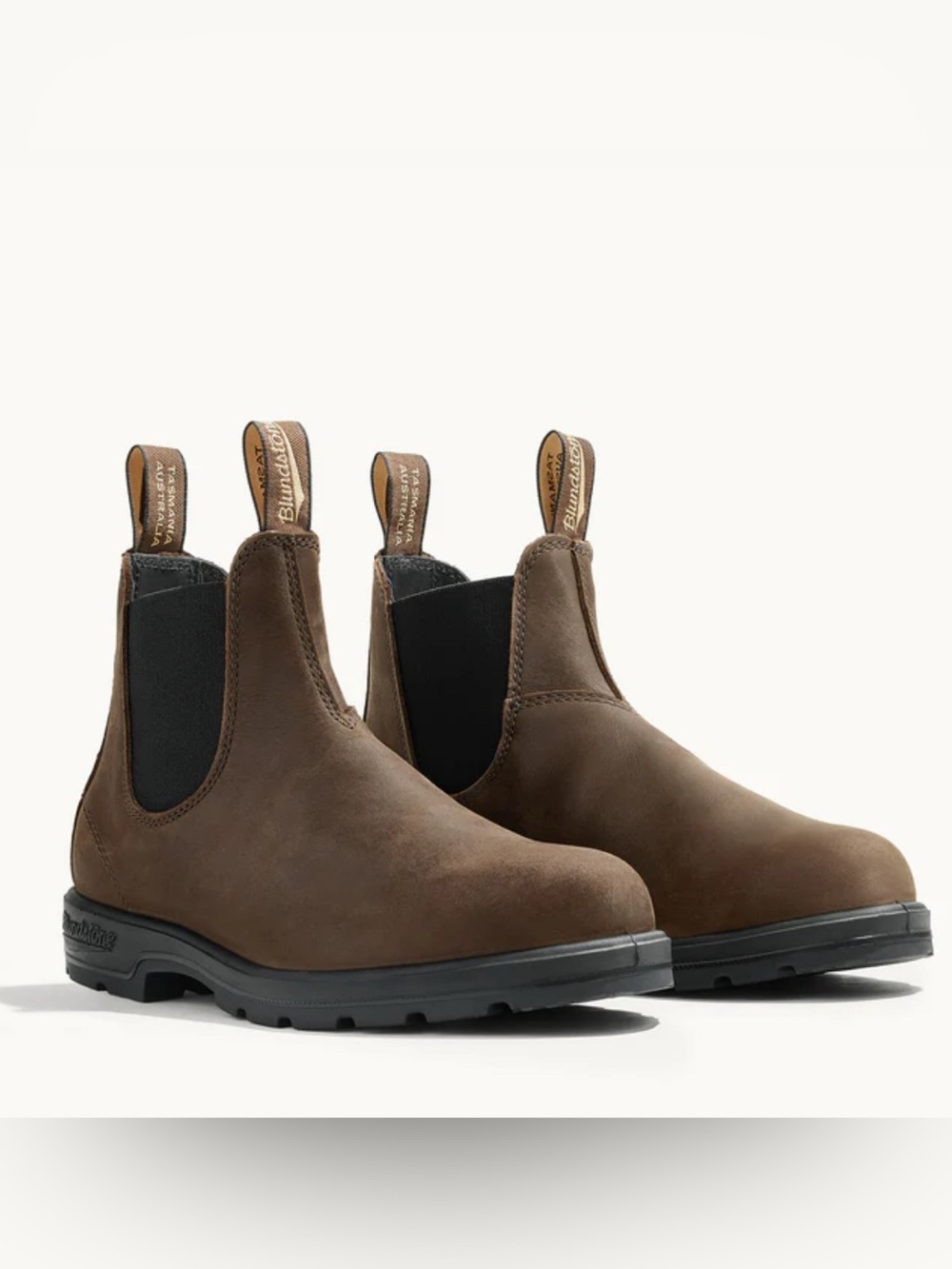 Blundstone Brown Leather Chukka Chelsea Boots